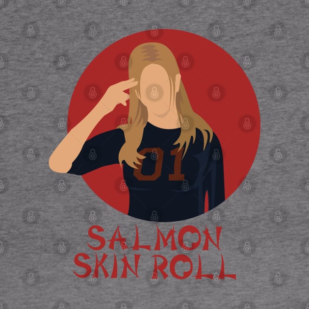 Ah, Salmon Skin Roll by doctorheadly by doctorheadly